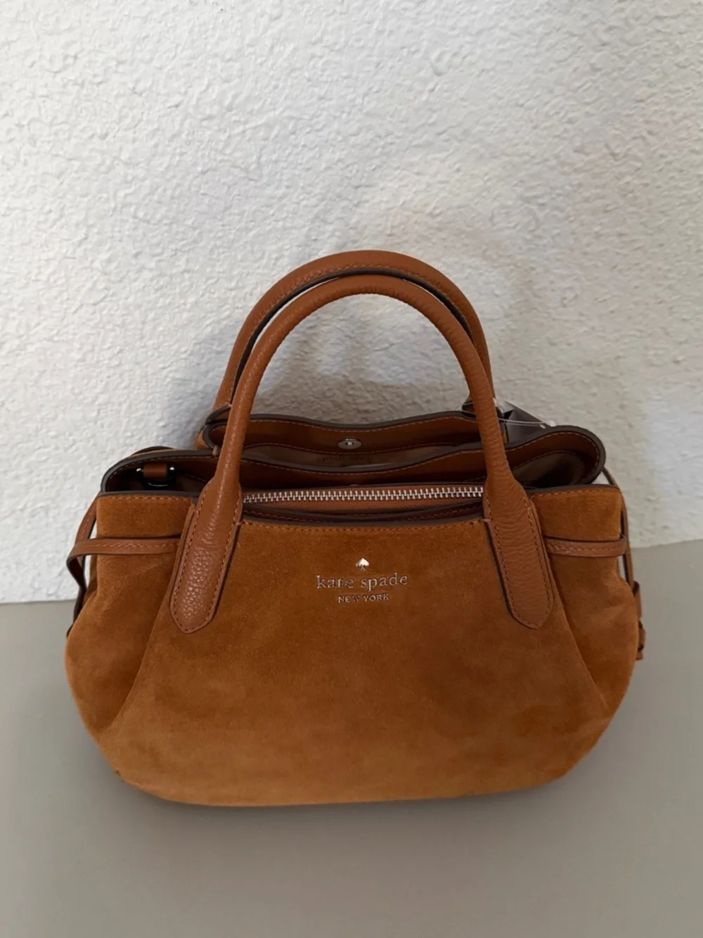 NWT‎ KATE SPADE Dumpling Suede Small Satchel